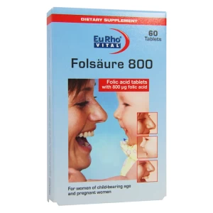 قرص فولیک اسید 800 یوروویتال